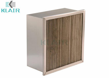 Ashrae Merv 14 Bộ lọc không khí Dòng nhiệt độ cao với khung tiêu đề đơn