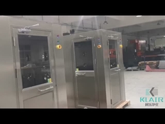 Gmp Cargo Cleanroom Air Shower Không bụi 380V 3P 60Hz Với cửa lăn nhanh