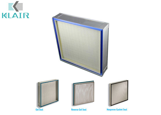 Bộ lọc không khí Mini Pleat HEPA Bộ lọc không khí cho bệnh viện Gel Seal Type Bộ lọc HEPA Bán