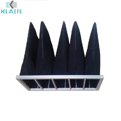Bộ lọc túi than hoạt tính F5-F9, Bộ lọc không khí bằng thép mạ kẽm G4 Carbon