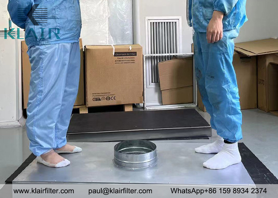 Mô-đun bộ lọc HEPA trần có ống dẫn, 24 inch x 48 inch, loại bề mặt có thể đi bộ