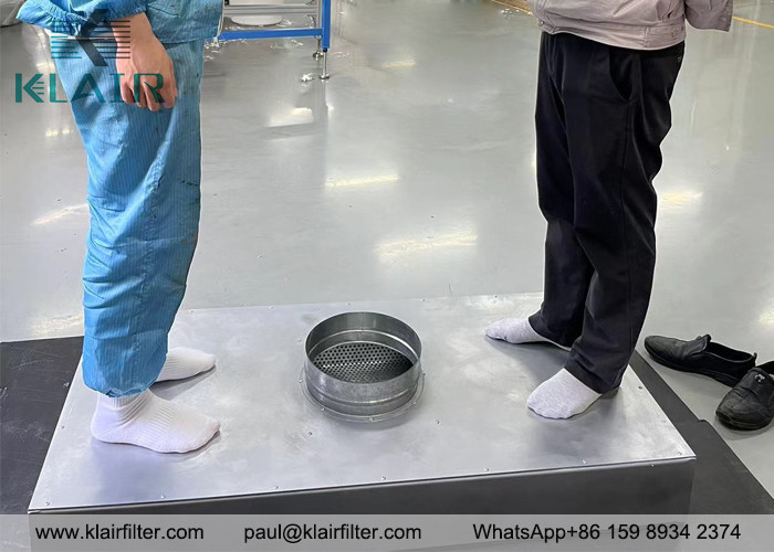 Mô-đun bộ lọc HEPA trần có ống dẫn, 24 inch x 48 inch, loại bề mặt có thể đi bộ